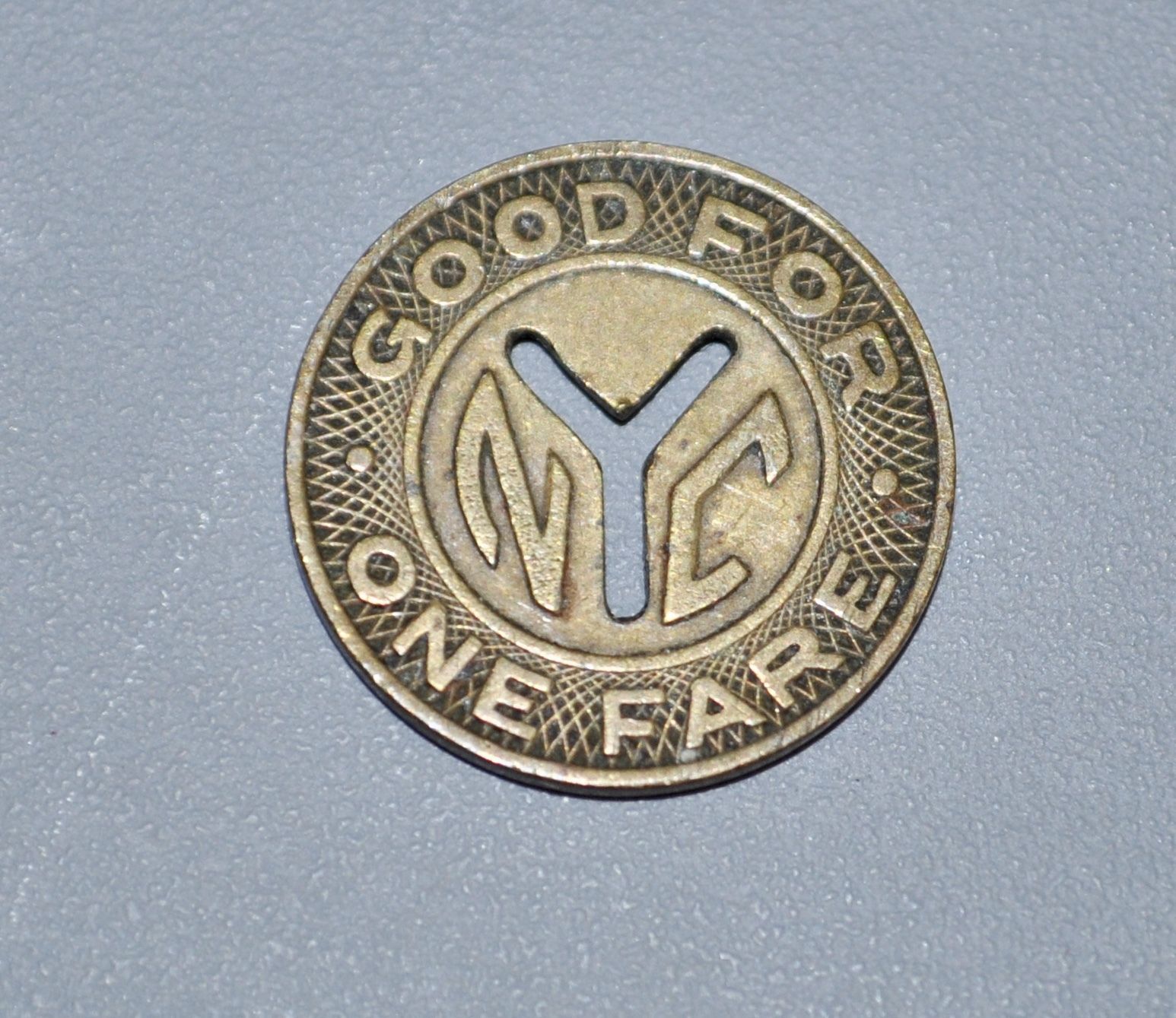 New York City subway token